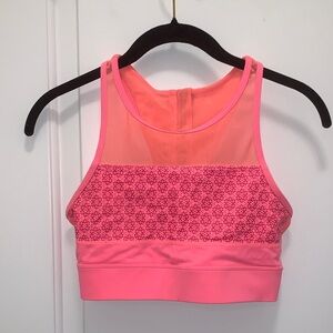 Pink Sports Bra
